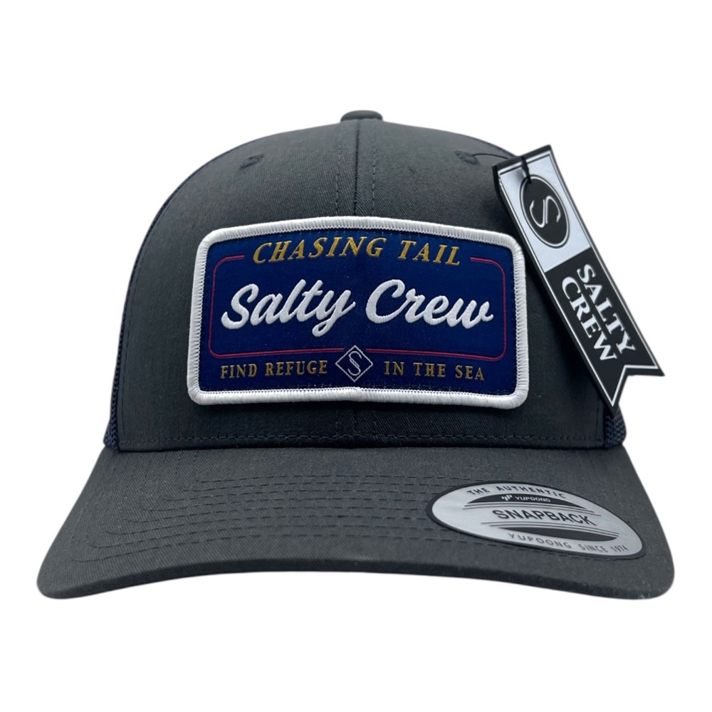 Salty Crew Authentic Marina Retro Trucker Snapback Adjustable Hat/Cap